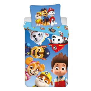 Detské obliečky na jednolôžko z mikrovlákna 140x200 cm Paw Patrol - Jerry Fabrics