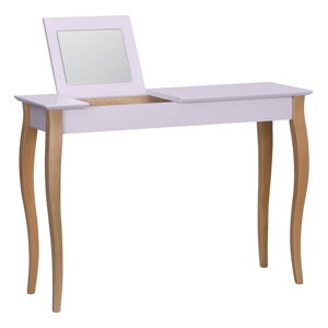 Ružový toaletný stolík so zrkadlom Ragaba Dressing Table, dĺžka 105 cm