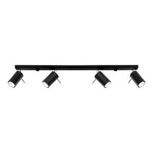 Čierne stropné svietidlo Nice Lamps Etna 4L