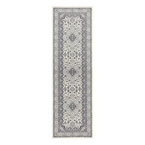 Krémovo-sivý behúň Nouristan Parun Tabriz, 80 x 250 cm