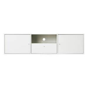 Biely TV stolík 161x42 cm Mistral – Hammel Furniture