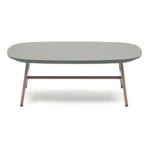 Betónový záhradný odkladací stolík 100x60 cm Bramant - Kave Home