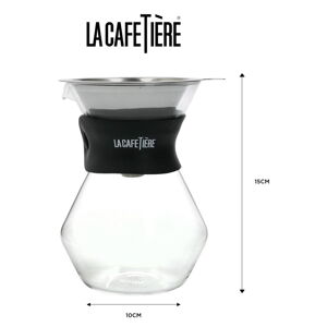 Karafa z borosilikátového skla s filtrom z nerezovej ocele 0.4 l La Cafetiere - Kitchen Craft