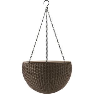 Plastový závesný a nástenný  kvetináč ø 35 cm Hangingsphere – Keter