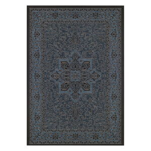 Čierno-sivý vonkajší koberec NORTHRUGS Anjara, 140 x 200 cm