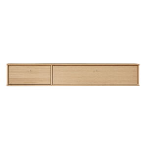 TV stolík v dekore duba v prírodnej farbe 133x22 cm Mistral – Hammel Furniture