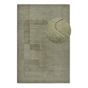 Zelený ručne tkaný vlnený koberec 80x150 cm Charlotte – Villeroy&Boch