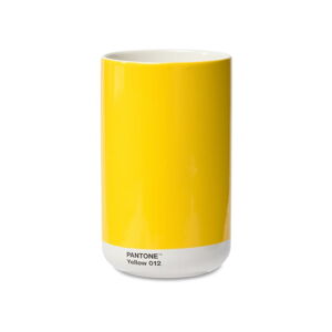 Žltá keramická váza Yellow 012 – Pantone