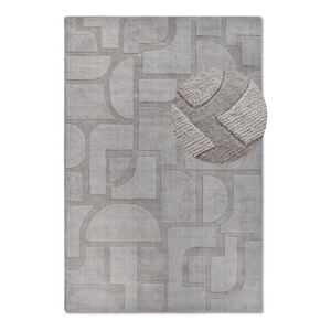 Sivý ručne tkaný vlnený koberec 190x280 cm Alexis – Villeroy&Boch