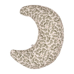 Zelený/krémovobiely dojčiaci vankúš Green Floral – Malomi Kids