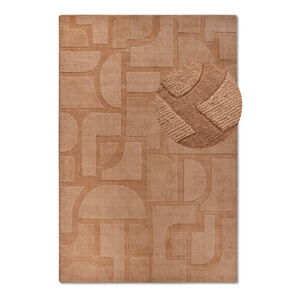 Hnedý ručne tkaný vlnený koberec 160x230 cm Alexis – Villeroy&Boch