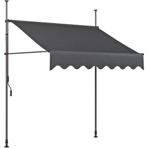 Čierny slnečník 300x120 cm - Garden Pleasure