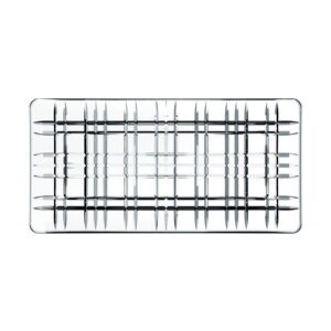 Obdĺžniková servírovacia tácka z krištáľového skla Nachtmann Square Plate, dĺžka 28 cm