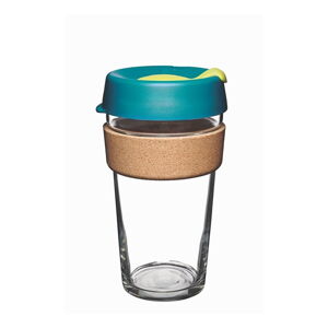 Cestovný hrnček s viečkom KeepCup Brew Cork Edition Turbine, 454 ml