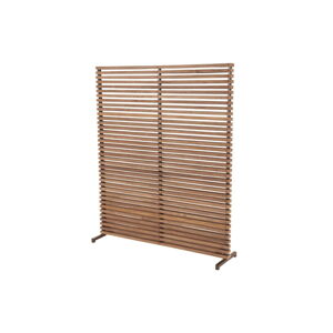 Drevená balkónová zástena v prírodnej farbe 153x185 cm – Hartman