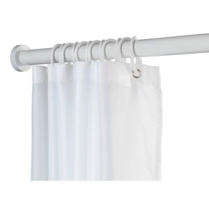 Biela teleskopická tyč do kúpeľne Wenko Luz, dĺžka 110-185 cm