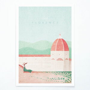 Plagát Travelposter Florence, A3