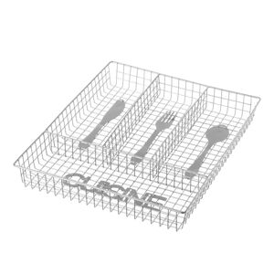 Kovový príborník do zásuvky v striebornej farbe 26.5 x 32.5 cm - Unimasa