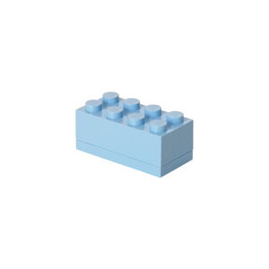 Svetlomodrý úložný box LEGO® Mini Box