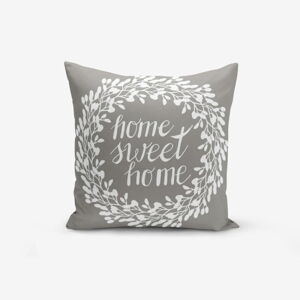 Obliečka na vankúš s prímesou bavlny Minimalist Cushion Covers Sweet Home, 45 × 45 cm