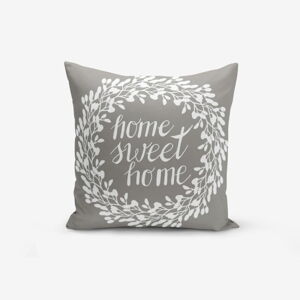 Obliečka na vankúš s prímesou bavlny Minimalist Cushion Covers Sweet Home, 45 × 45 cm