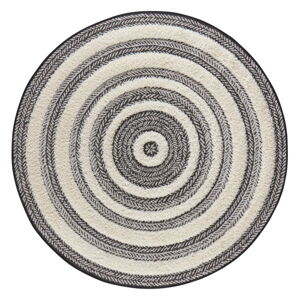 Sivo-biely koberec Mint Rugs Handira Circle, ⌀ 160 cm