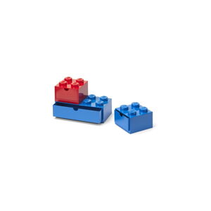 Plastové detské úložné boxy v sade 3 ks Multi-Pack - LEGO®