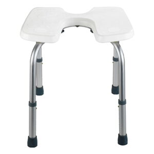 Stolička do sprchy Wenko Hygienic Stool White, 53 × 46 cm