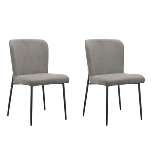 Sivé jedálenské stoličky v súprave 2 ks Oita – Støraa