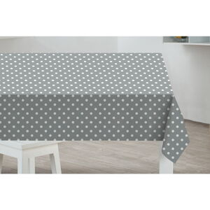 Obrus Sabichi Grey Dots, 178 × 132 cm