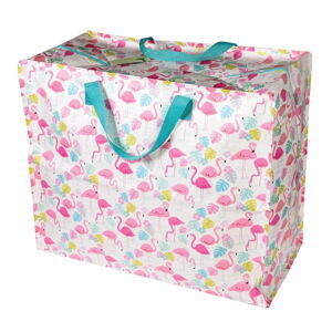 Veľká taška z recyklovaných plastových fliaš Rex London Flamingo Bay, 55 × 48 cm