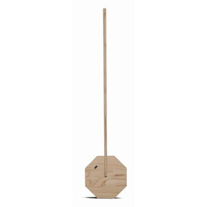 Svetlohnedá LED stolová lampa (výška  38 cm) Octagon One – Gingko