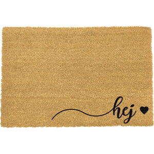 Rohožka z kokosového vlákna 40x60 cm Hej – Artsy Doormats