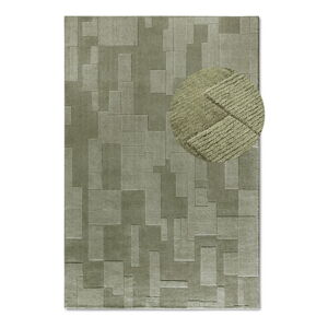 Zelený ručne tkaný vlnený koberec 80x150 cm Wilhelmine – Villeroy&Boch