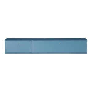 Modrý TV stolík 136x22 cm Mistral – Hammel Furniture