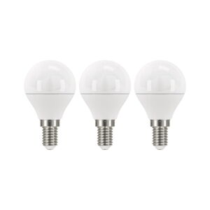 Súprava 3 LED žiaroviek EMOS Classic Mini Globe Neutral White, 6W E14