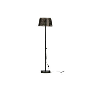 Čierna stojacia lampa WOOOD Keto, ø 43 cm