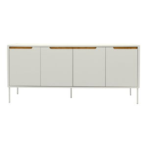 Biela komoda Tenzo Switch, 173 x 76 cm