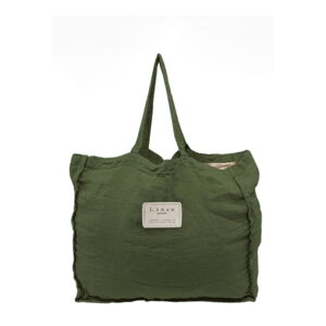 Látková taška Really Nice Things Green Moss, šírka 42 cm