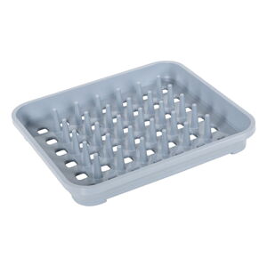 Sivý plastový odkvapkávač 38x33,5 cm Eco Range – Addis