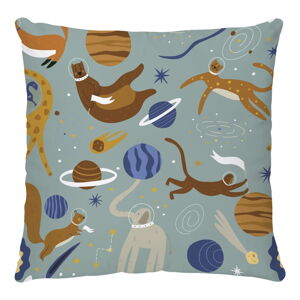 Detská obliečka na vankúš z bavlneného saténu 45x45 cm Space – Butter Kings