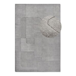Sivý ručne tkaný vlnený koberec 190x280 cm Charlotte – Villeroy&Boch