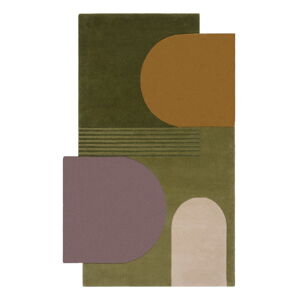 Zelený vlnený koberec 240x150 cm Lozenge - Flair Rugs