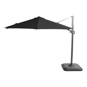 Čierny slnečník ø 350 cm Shadowflex Deluxe – Hartman