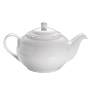 Biela porcelánová čajová kanvica Maxwell & Williams Basic, 1 l