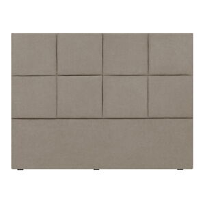 Krémové čelo postele Mazzini Sofas Barletta, 200 × 120 cm