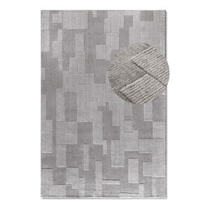 Sivý ručne tkaný vlnený koberec 120x170 cm Wilhelmine – Villeroy&Boch