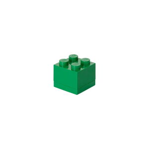 Zelený úložný box LEGO® Mini Box Green