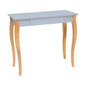 Svetlosivý písací stôl Ragaba Lillo, dĺžka 85 cm