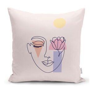 Obliečka na vankúš Minimalist Cushion Covers Post Modern Drawing, 45 x 45 cm